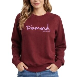 Diamond‎ Supply Co Women's Casual Crewneck Sweatshirt